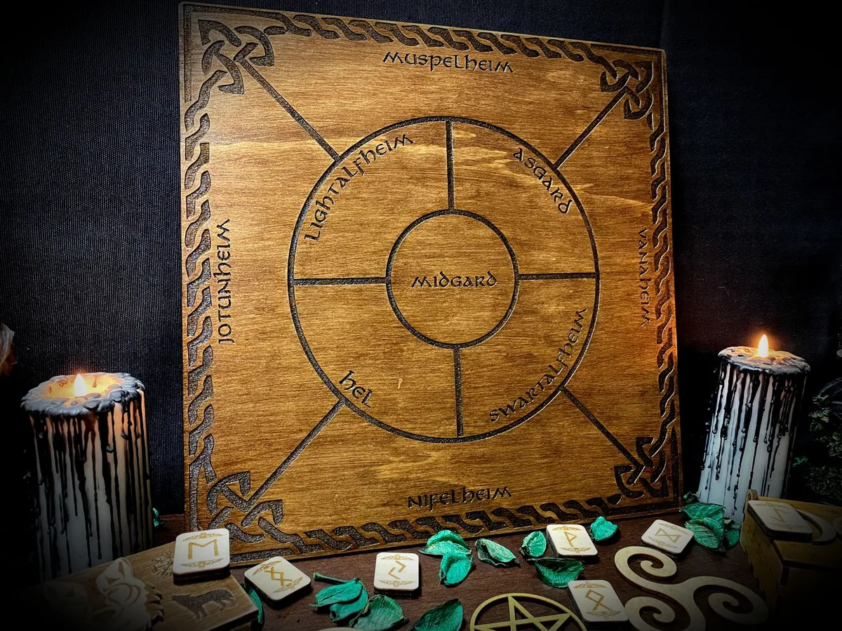Tavola per lettura rune