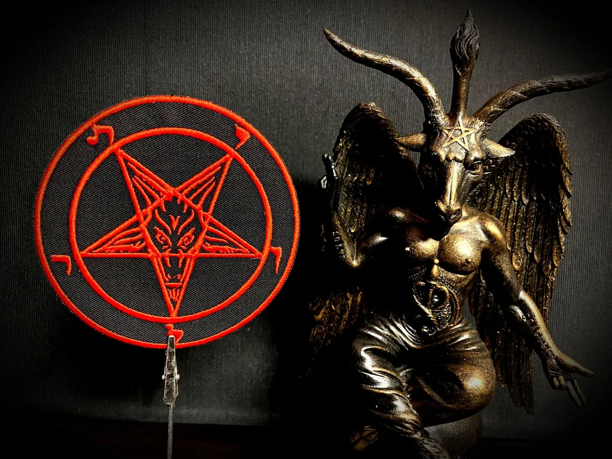 Toppa ricamata Sigillo di Baphomet
